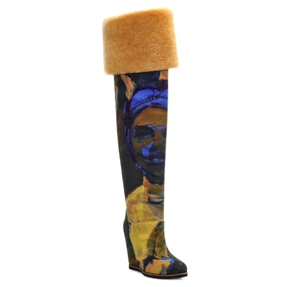 UGG X Claire Tabouret Over the Knee Print Boot - Picture 7 of 11